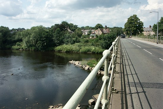 Wylam Bridge, River Tyne, Northumberland.