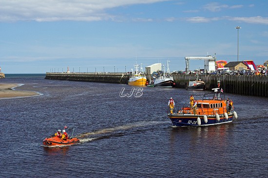 Amble lifeboats.