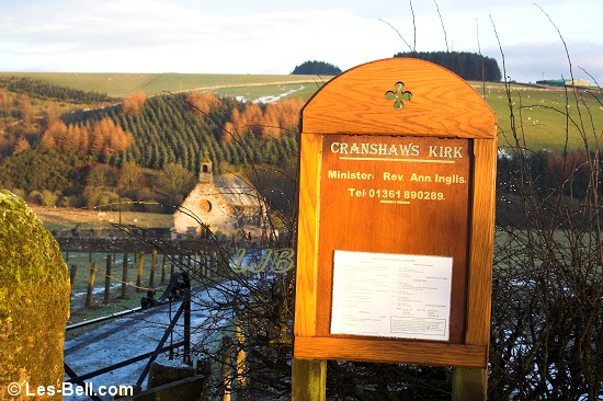 Cranshaws Kirk, Lammermuir Hills, Scotland.