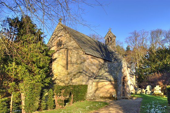 Old Bewick Church, North Northumberland.