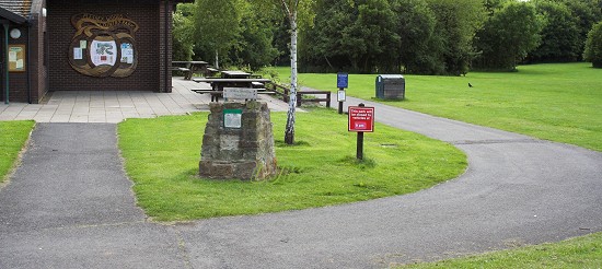 Entrance to Plessey Woods Country Park.