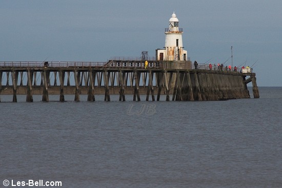 Fishing from Blyth West Pier.
