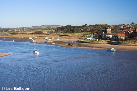 View up the River Aln, Alnmouth.