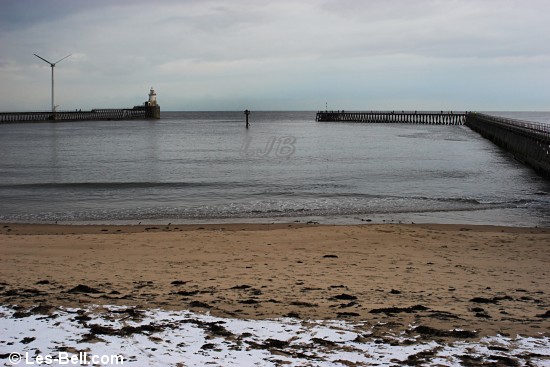 Between the piers - Blyth South Beach, Northumberland.