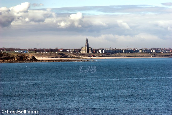 View to Longsands Beach from Tynemouth Pier.