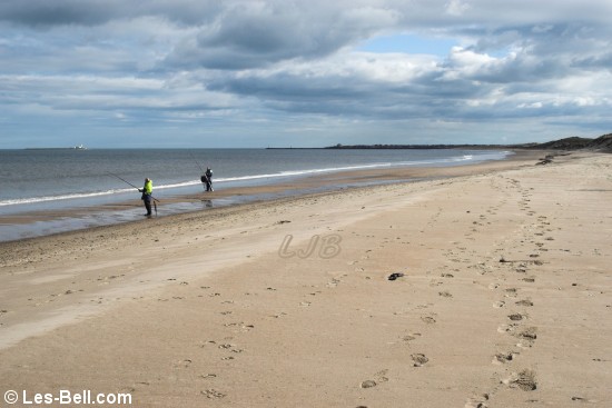 Warkworth Beach, looking south to Amble. 