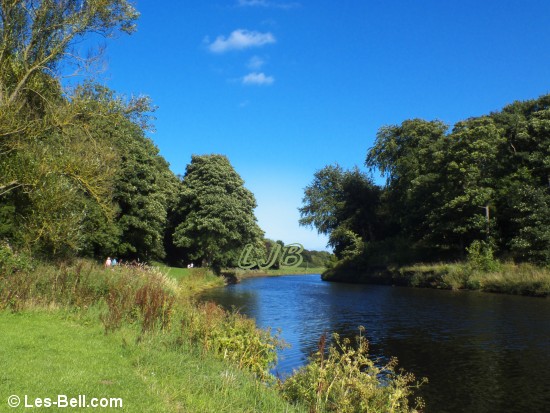 River Wansbeck at Sheepwash, Northumberland. 