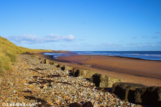 Druridge Bay Beach, Northumberland Coast.