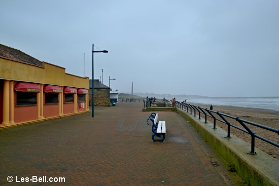 Spittal Promenade on a dull morning.