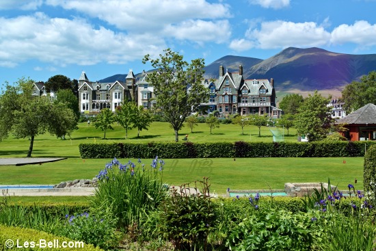Hope Park, Keswick with Skiddaw in the distance.