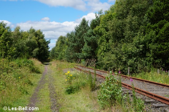 View along the disused railway from Ashington to Linton.