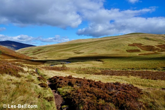 View across the River Caldew Valley to Bowscale Fell..