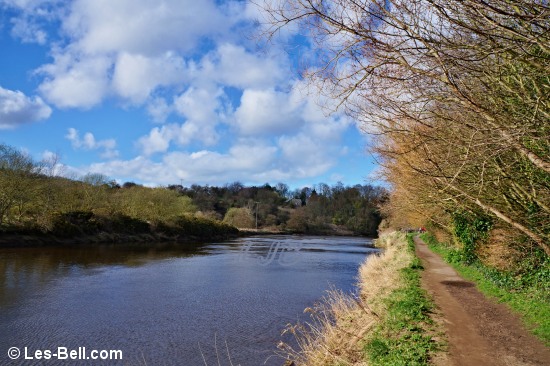 Footpath beside the River Coquet.