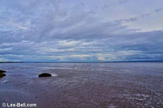 View across the Solway Firth to Cumbria.