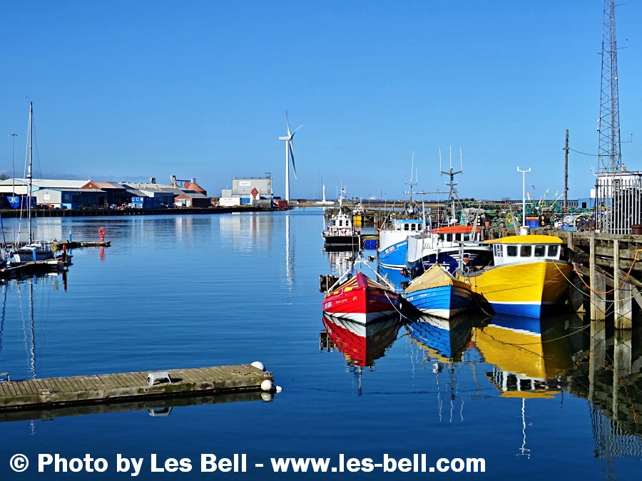 Blyth South Harbour, Northumberland Coast.