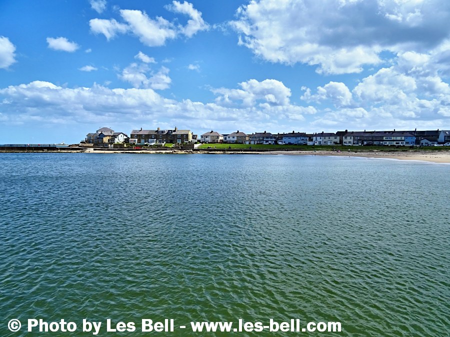 View from the pier at Amble on the Northumberland Coast.