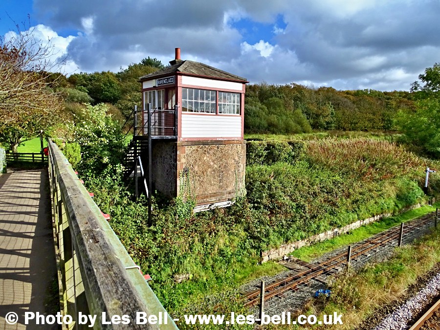 Signal box at Ravenglass Station, Cumbria Coast.