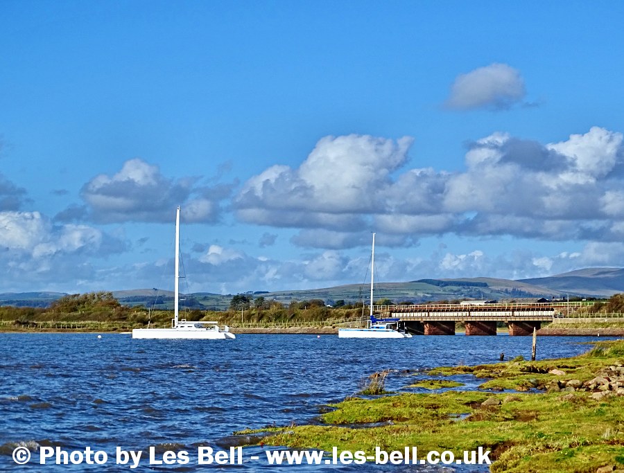 High tide at Ravenglass, Cumbria Coast.