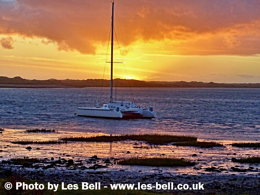 Sunset at Ravenglass, Cumbria Coast.