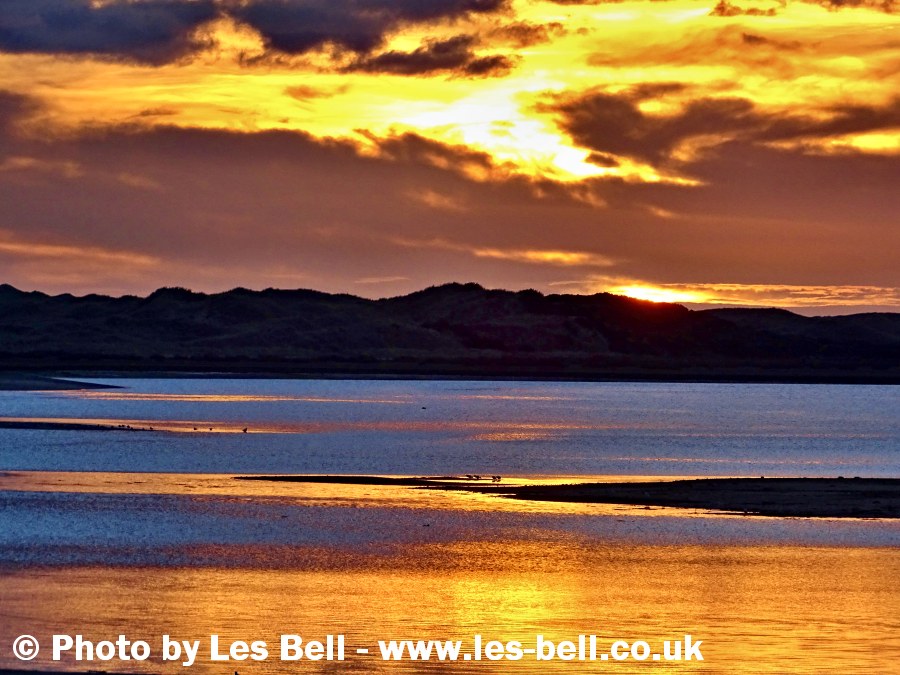 Sunset at Ravenglass, Cumbria Coast.