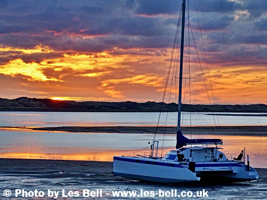 Sunset at Ravenglass, Cumbria Coast.